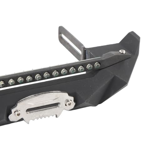 Racing Metal Front Rear Bumper Set Compatible with Axial SCX10 90046 RC Crawler 6061 Aluminum Alloy Collision Kit Mounting Hardware