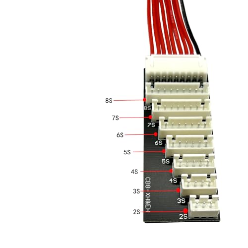 2Packs 2-8S Lipo Battery Balance Board XH Connector Battery Charger Extend Expansion Board Adapter Converter for Icharger 308/406/408 Duo ISDT Charger
