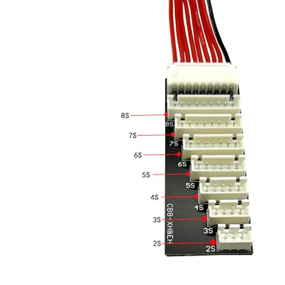 2Packs 2-8S Lipo Battery Balance Board XH Connector Battery Charger Extend Expansion Board Adapter Converter for Icharger 308/406/408 Duo ISDT Charger