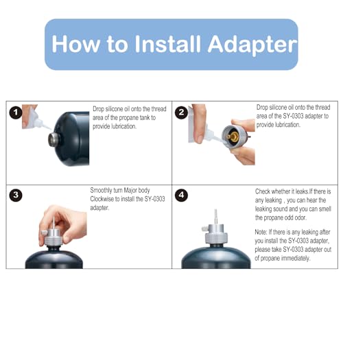 Propane Refill Adapter with Silicone Oil Port,Airsoft Propane Fill Adapter for Green Gas