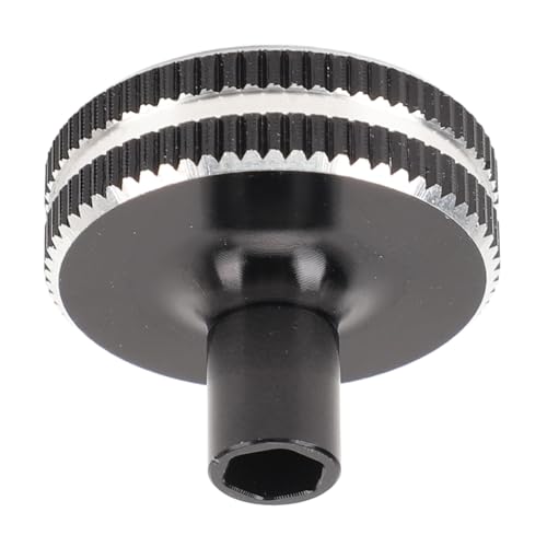 RC Short Nut Driver, Aluminum Alloy Hex Socket Wrench Sleeve, Ergonomic Short Handle Design for RC Car Truck Crawler Wheel Nut Tightening and Maintenance (5MM) - size: 5MM