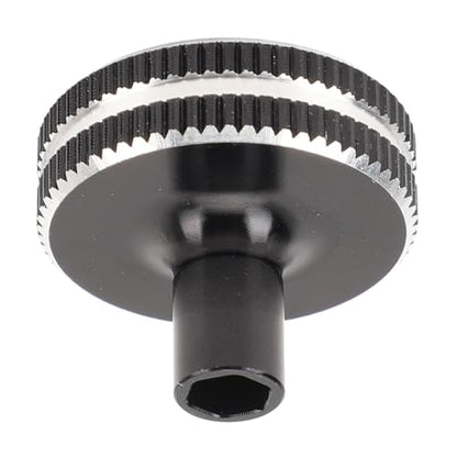 RC Short Nut Driver, Aluminum Alloy Hex Socket Wrench Sleeve, Ergonomic Short Handle Design for RC Car Truck Crawler Wheel Nut Tightening and Maintenance (5MM) - size: 5MM