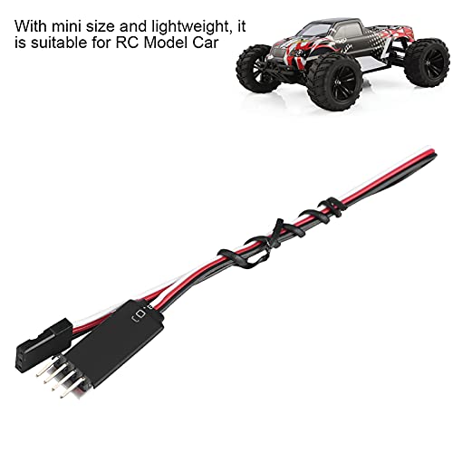 Pilipane 3 Channel Light Control System and Remote Control Car Light Switch, RC Car LED Lamp Control Panel, Boost Regulator for RC Lights
