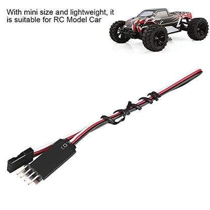 Pilipane 3 Channel Light Control System and Remote Control Car Light Switch, RC Car LED Lamp Control Panel, Boost Regulator for RC Lights