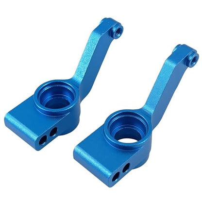 Aluminum Rear Axle Carriers for Slash Stampede Rustler 4X4 4WD (Blue) | 1/10,Rear Knuckles,Stub Axle Hubs,1952,CNC Machined,Heavy Duty,High Strength,Precision Fit,Wear Resistant,RC Upgrade - color: Blue