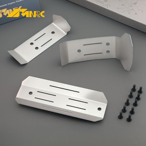 45# Steel Chassis Skid Plate Portector Defend for 1/16 Mini Maxx Minimaxx 4WD RTR RC Car Upgrades Part
