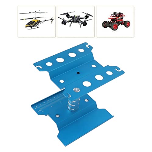 AYNEFY Rc Car Work Stand,Aluminum 360 Degree Rotation RC Car Maintenance Workstation Repair Table RC Car Display Bracket for Off Road Vehicle Shipping Drafting Tables (Blue) - color: Blue