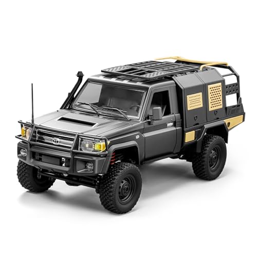 ARRIS MN82S 1/12 Toyota LC79 RC Rock Crawler 4WD RTR Truck | Realistic LC79 Body, LED Lights, Full Proportional Control, Trail Ready Design - color: Mn82s-silver