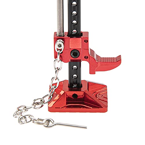 ShareGoo RC Metal Slideable Jack Tool Mini Lifting Jack Simulation Part Compatible with Axial SCX10 Traxxas TRX4 Tamiya CC01 D90 1/10 RC Rock Crawler Car