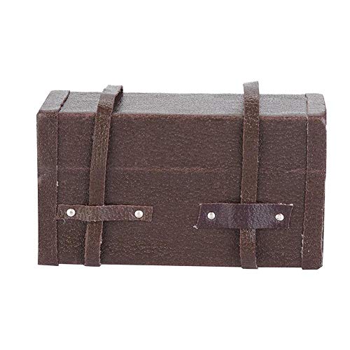 RC Luggage Box, Wood 1/10 Scale RC Climbing Truck Model Luggage Carry Case Bag for RC 4WD D90 D110