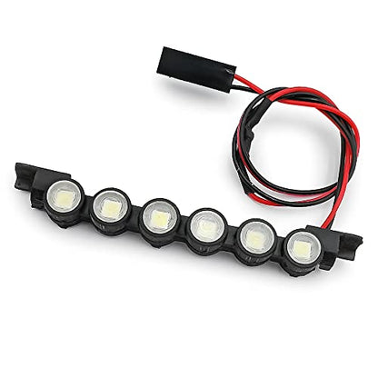 MOHERO RC Car Light Bar Kit 6 LEDs Body Shell Roof Lights for 1/18 TRX4M Bronco RC Crawler Car Upgrade Part