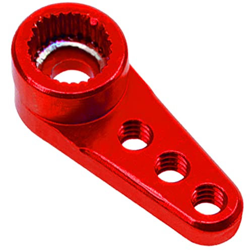 Front Steering Link Rod Servo Link Linkages with 28T Servo Arm Compatible with WLtoys 1/28 K969 K979 K989 K999 P929 P939 Mini-Q Mini-Z RC Car (Red) - color: Red