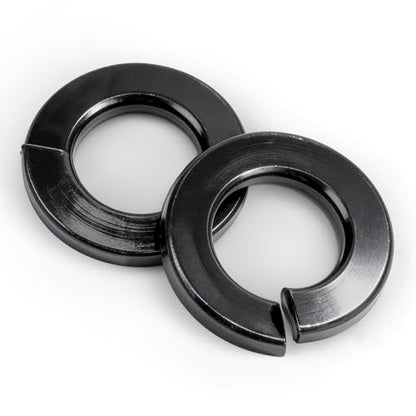 50Pcs 3/8" Spring Lock Washer, Black 304 Stainless Steel | SAE Split Lock Washer, Lock Washers & Flat Washers for Screws Bolts - color: Black, size: 3/8 Inch
