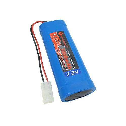 7.2v 3800mAh NI-MH RC Rechargeable Battery with Standard Tamiya Plug for RC Cars(1 Pack)