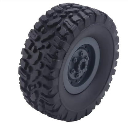 Compatible with B-1 B-24 C-14 C-24 B-16 1/16 Crawler Car Truck Spare Parts 4Pcs Rim Tire Tyre RC Assortment