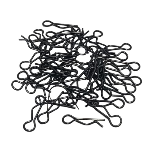RC Body Clips 200pcs Body Shell Clip Pin RC Car R Buckles Accessories Buggy Truck Replacement for 1/14 1/16 1/18 Scale(Black C) - color: Black C