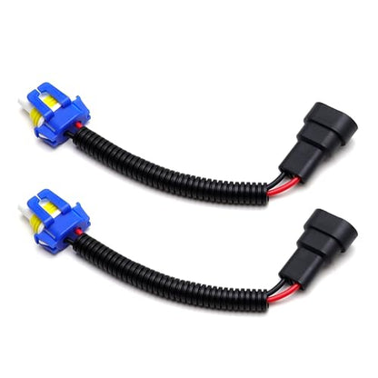 iJDMTOY 9006 HB4 Heavy Duty Ceramic Wiring Harness Sockets Compatible with High/Low Beam or Fog Lights