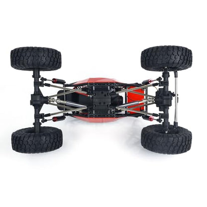 US in Stock, RTR RC 1/10 8504R Off-Road Car 4 * 4 Remote Control Rock Crawler Electric Truck Top Speed 35 km/h 15KG Servo Metal Shock Absorber 2500mAh Lipo Hobby Model - color: Red
