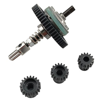 54T Steel Differential Gear with Slipper Clutch for Slash Stampede Rustler | 32P,15T 17T 19T Pinion Set,4X4,6878,Pre-Assembled,Direct Replacement,High Strength,Wear Resistant