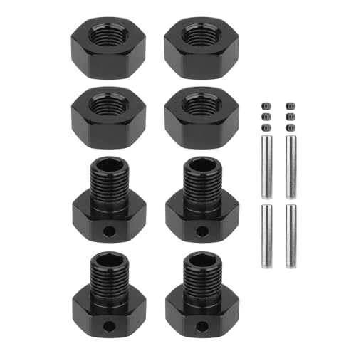 Heavy-Duty Steel CVD Driveshaft Set, Front & Rear Drive Shaft Replacement, Fits for JLB Racing Cheetah RC Monster Truck 11101/21101 J3, EA1061 Upgrade Part (4-Pack)