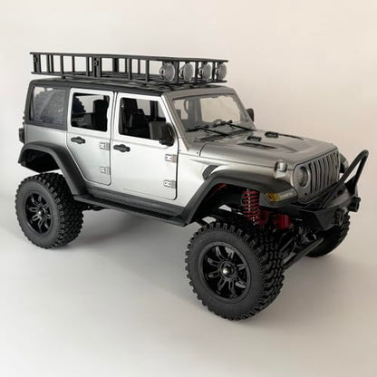 WPLDEWAN 1/12 RC Crawler MN-128 Remote Control Jeep Truck Off Road | RC Rock Crawler 4x4 All Terrain with 390 Motor Full Proportional Upgraded Chassis Opening Doors Hobby Grade Model Adult