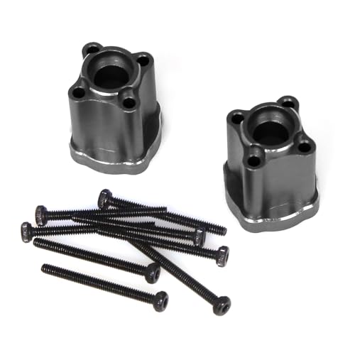 Aluminum Rear Cup RC Upgraded Parts for LOSI 1/18 Mini LMT 4X4 Brushed Monster Truck RTR-LOS01026 RC Car, Black - color: Black Rear Cup