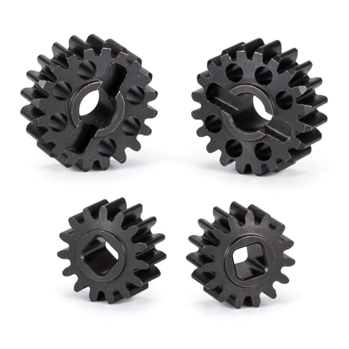 Heat Treated Steel 15T/20T Portal Overdrive Gear 36% OD 12T/23T Standard Gear for Axial 1/10 Capra F9 SCX10 III AR45 Portal Axle (14T 21T) - color: 14t 21t