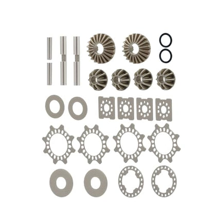 Steel Limited Slip Active Diff Plates EXB Differential Gear Set ARA310984 ARA310985 for Arrma 1/8 Kraton Outcast Notorious Talion Typhon 6S EXB Series RC Car Upgrade Parts