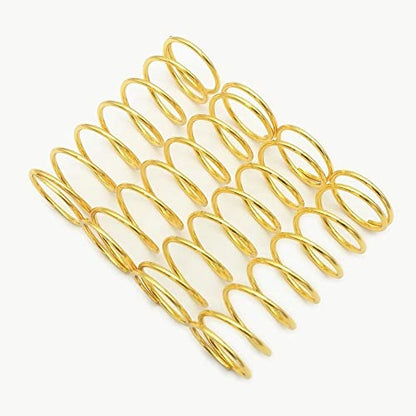 4pcs Hard Steel 2.1mm 76mm Springs Gold for Traxxas 1/10 Maxx 8966 8967