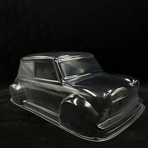 1:10 RC Car Body Shell for 210mm Wheelbase, Unfinished Design Transparent Polycarbonate DIY Customizable Replacement Body