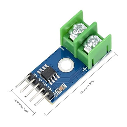 Podazz 2pcs MAX6675 DC 3-5V Module Temperature Sensor Module Thermocouple Analog to Digital Converter K Type SPI Interface
