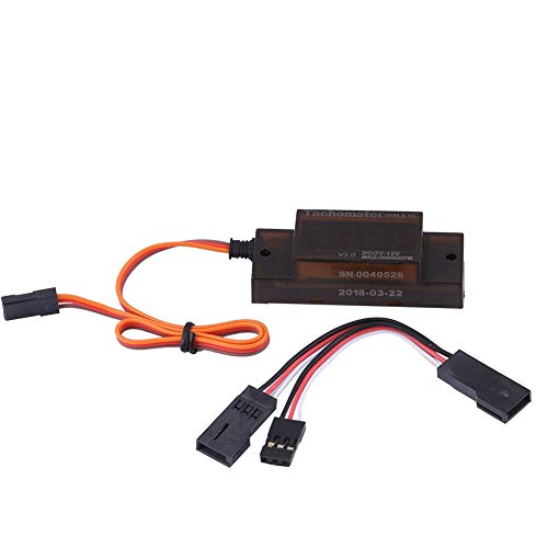 Mini Tachometer, RC Accessory Ignition Tachometer V3.0 Revolution Meter for Petrol Gas Engine