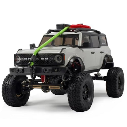 1/18 1/24 Scale Crawler Kinetic Winch Strap Tie Down Straps Rescue Trailer Hook for TRX4M Bronco SCX24 Power Wagon FCX24 K5 Enduro24 (Blue&Rose) - color: Blue&Rose