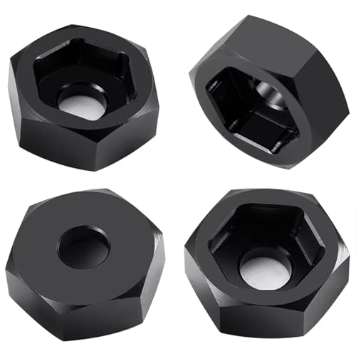 Rc Accessories for Mini-B 2WD 1/16 for Buggy 4Pcs 8mm to 12mm Aluminum Alloy Hex Wheel Hub Adapters Conversion RC Model Truck Upgrade Parts