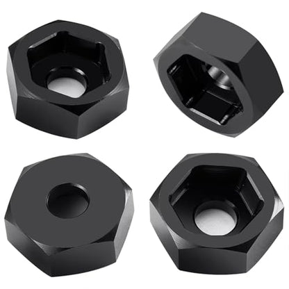 Rc Accessories for Mini-B 2WD 1/16 for Buggy 4Pcs 8mm to 12mm Aluminum Alloy Hex Wheel Hub Adapters Conversion RC Model Truck Upgrade Parts