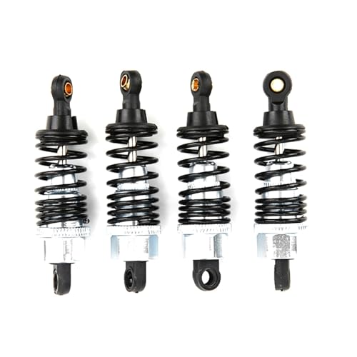 4pcs 68mm/98mm /108mm Aluminum Shocks Absorbers Damper for HSP for HPI 1/10 Scale RC Car On-Road Monster Truck Off Road Buggy(Silver 68mm) - color: Silver 68mm
