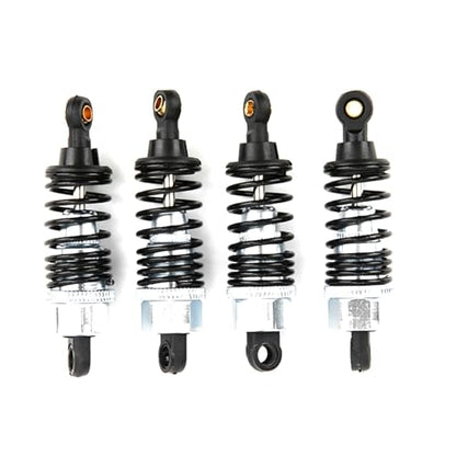 4pcs 68mm/98mm /108mm Aluminum Shocks Absorbers Damper for HSP for HPI 1/10 Scale RC Car On-Road Monster Truck Off Road Buggy(Silver 68mm) - color: Silver 68mm