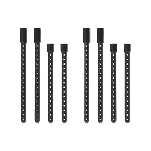 8 Pcs RC 1:10 Body Post Mounts Black Plastic Compatible with HSP 94122 94102 94123 94103 Model RC Car Replacement Parts