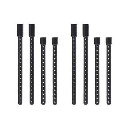 8 Pcs RC 1:10 Body Post Mounts Black Plastic Compatible with HSP 94122 94102 94123 94103 Model RC Car Replacement Parts