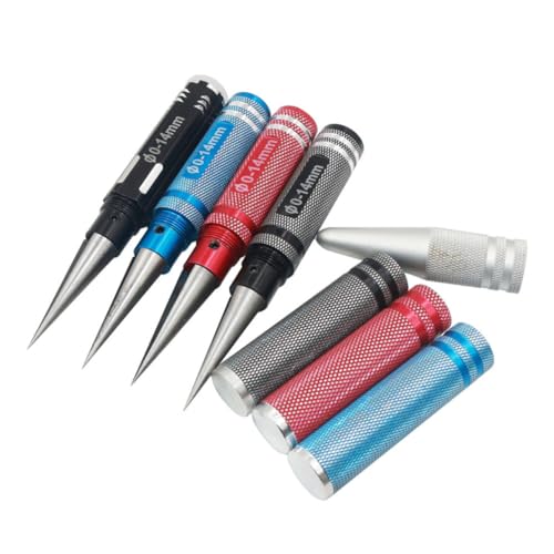 Toddmomy 0-14mm Hole Opener Reamer Drill for Rc Car Shell Made of Steel, Easy to Use and Reduces Wear and Distortion, for DIY and Rc Aircraft Model Repairs