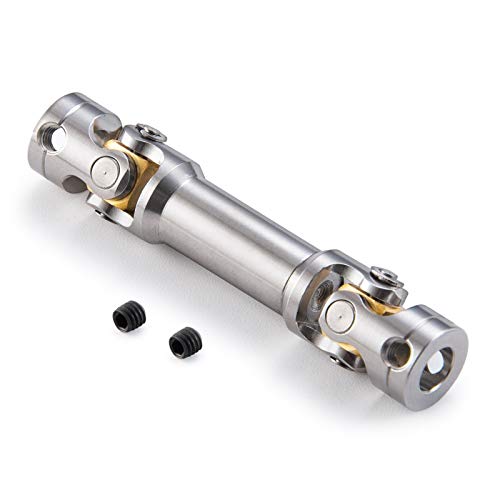 RC-Hub 1Pcs RC Driveshafts Metal Drive Shaft 45-50/47-57/55-67/60-80mm for 1:14 Tamiya Trailer Tractor Truck RC Crawler Car (47-57mm) - size: 47-57mm