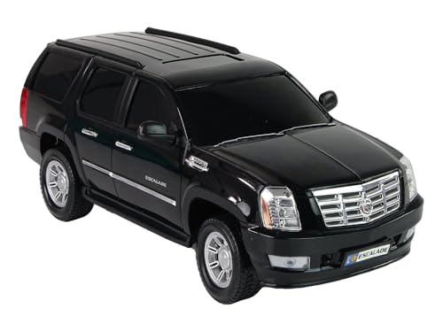 Liberty Imports R/C General Motors Escalade 1:24 Scale Toy Replica Vehicle - Officially Licensed Remote Control SUV with 2.4G Full-Function Technology, Working Lights (Black)