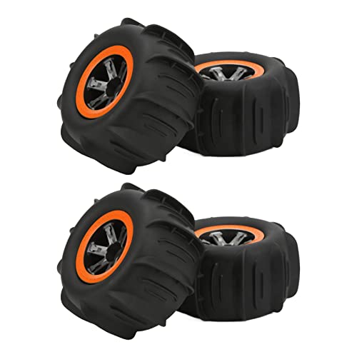 RC Tires, High-Durability Off-Road 1/10 1/12 Scale Rubber Wheels for Beach Driving Desert Racing Outdoor Adventures