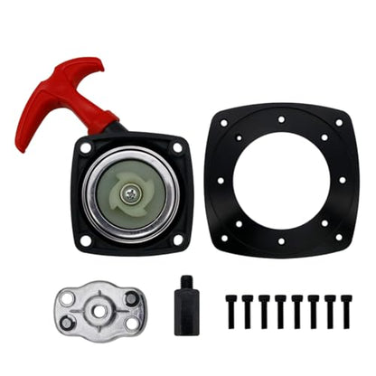 Easy Pull Starter Set for Zenoah CY Rovan Top Speed 23cc-36cc Engines Red | for 1/5 HPI ROFUN KM Baja 5B 5T 5SC LT FG Rc Car Parts - color: Red