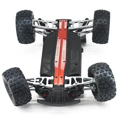 Hobby Details Aluminum Upgrade Parts Set for ARRMA Mini Kraton 4x4 1/16, Front & Rear A-Arms, Knuckle, Steering,Titanium Color (Rear Lower Arm Set) - color: Rear Lower Arm Set