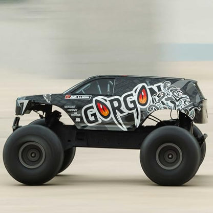 ARRMA RC Truck 1/10 Gorgon 2 Wheel Drive RTR Brushed Monster Truck Battery & Charger Included Gun Metal ARA3230ST3 - color: Gun Metal
