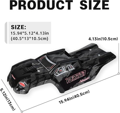 Hosim X25 Body Shell 1/8 Scale RC Car Spare Parts, Vortan RC Vehicle Bodies Accessories X25-CK01