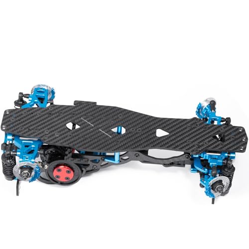 Alloy & Carbon RC Chassis Frame Kit Upgrades | For 1/10 Sakura D5 Mini+MR, RC Flat Road Drift Car