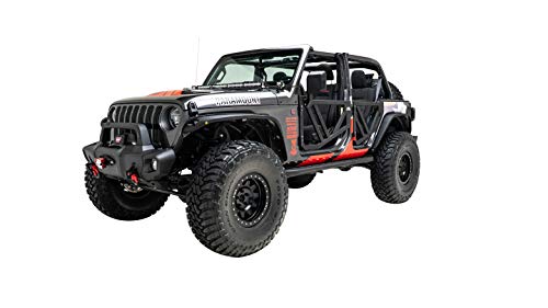 Paramount Automotive 81-20301 07-21 Jeep Wrangler JK/JL & 2020 Gladiator Guardian Mid-Width Front Bumper