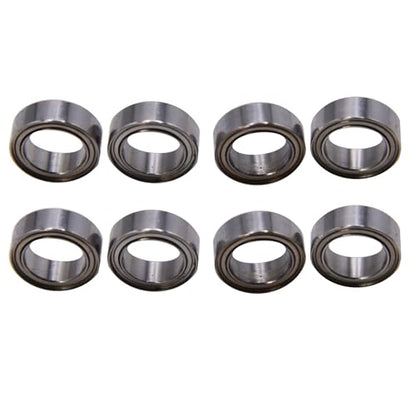 Blomiky R168Z 8 Pack Wheel Ball Bearings Spare Parts Suitable for Hyper Go 1/16 1/14 Scale H16PL H14BM 14210 14211 RC Trucks/ 14210 Bearing
